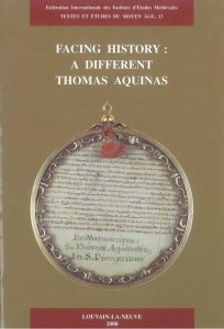 TEMA 13: Facing history: a different Thomas Aquinas