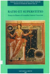 TEMA 24: Ratio et superstitio: essays in Honor of Graziella Federici Vescovini