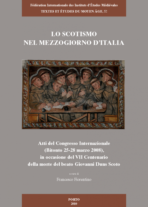 TEMA 52: Lo scotismo nel Mezzogiorno d’Italia