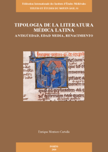 TEMA 53: Tipología de la literatura médica latina: antigüedad, edad media, renacimiento