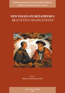 TEMA 43: New Essays on Metaphysics as Scientia Transcendens