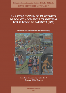 TEMA 77: Las Vitae Hannibalis et Scipionis de Donato Acciaiuoli, traducidas por Alfonso de Palencia (1491)