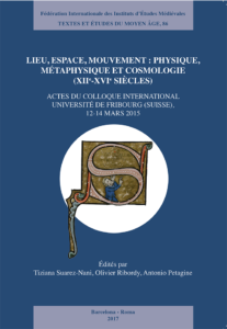 TEMA 86: Lieu, Espace, Mouvement : Phisyque, Métaphisyque et Cosmologie