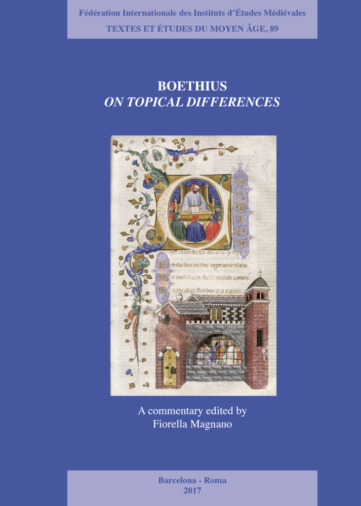 TEMA 89: Boethius. On Topical Differences